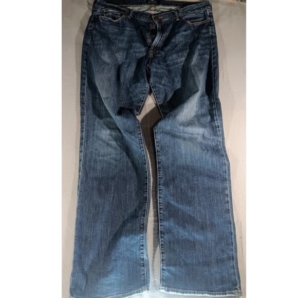 Lucky Brand Men’s 361 Vintage Straight Jeans Candiani Denim Blue 40x33 - Picture 1 of 8